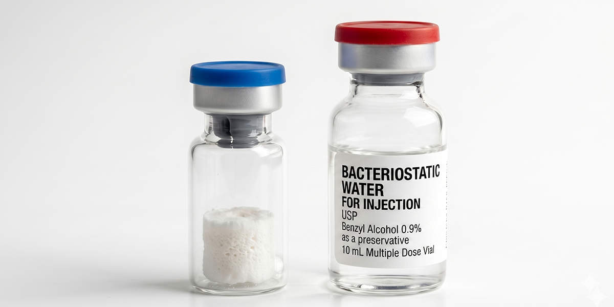 reconstitute a peptide with BAC water